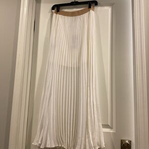 BCBG Maxazria Maxi Skirt (white sheer)